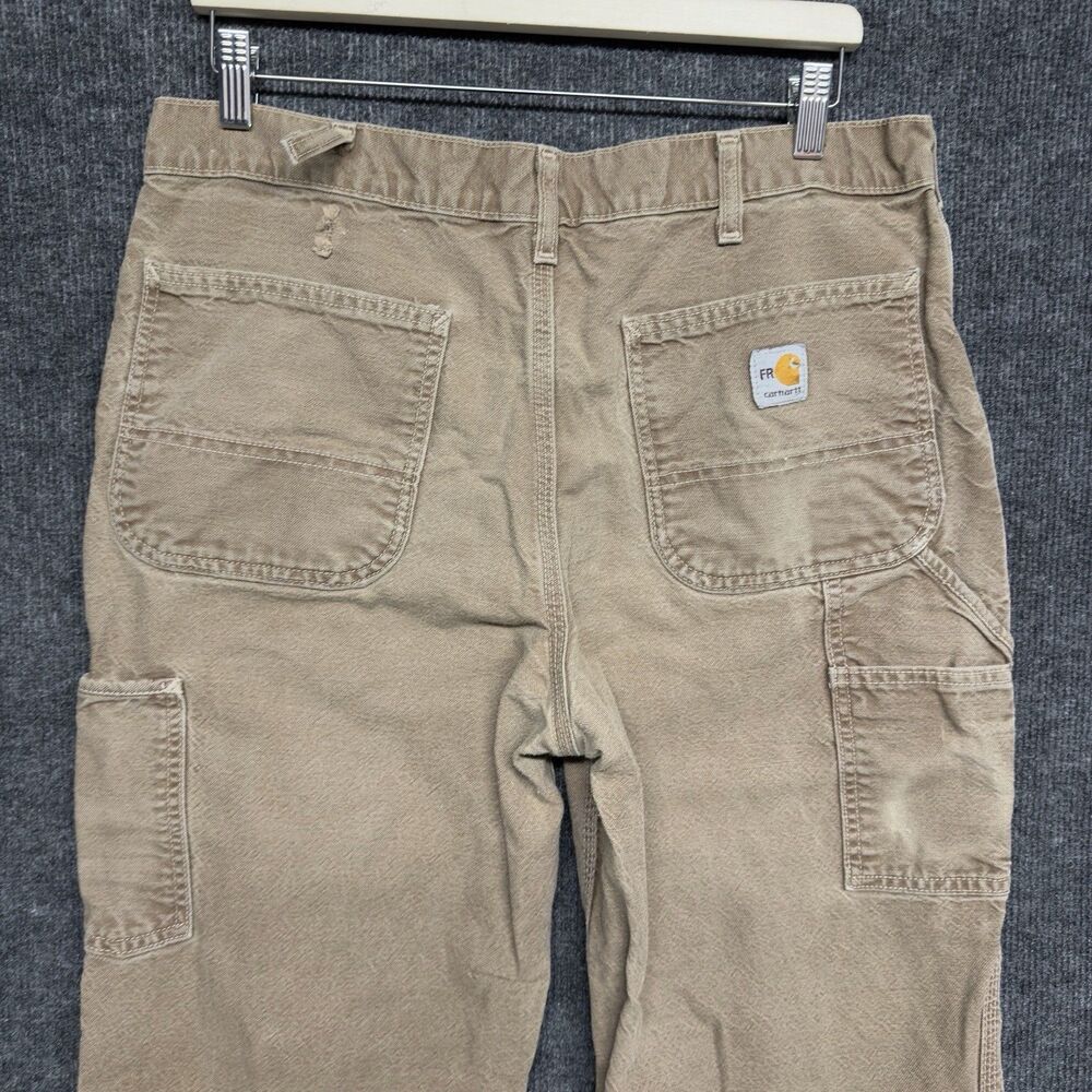 Carhartt FR Work Pants 34x32 Flame Resistant Duck Original Fit Brown 100791-246